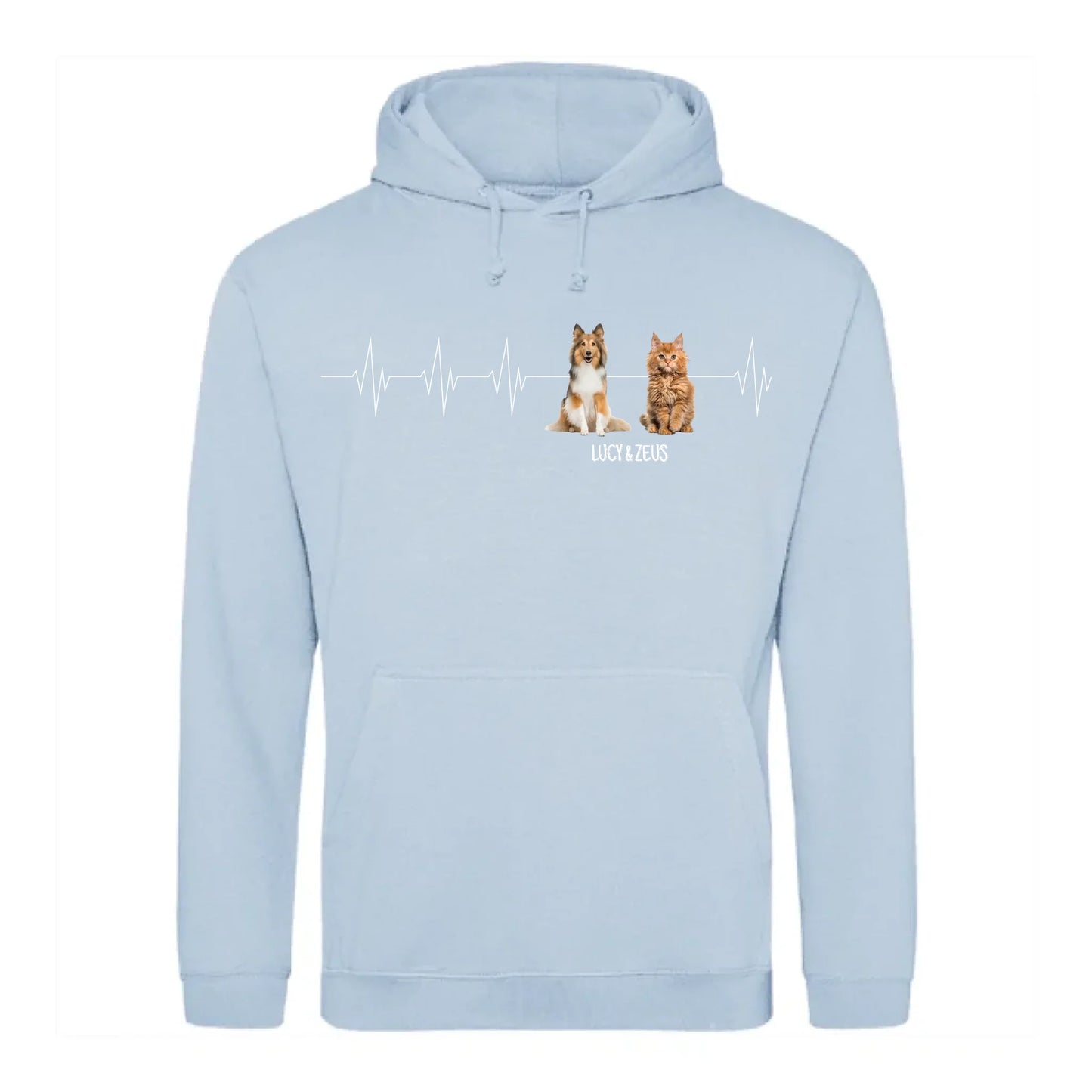 Heartbeat - Personalised Hoodie