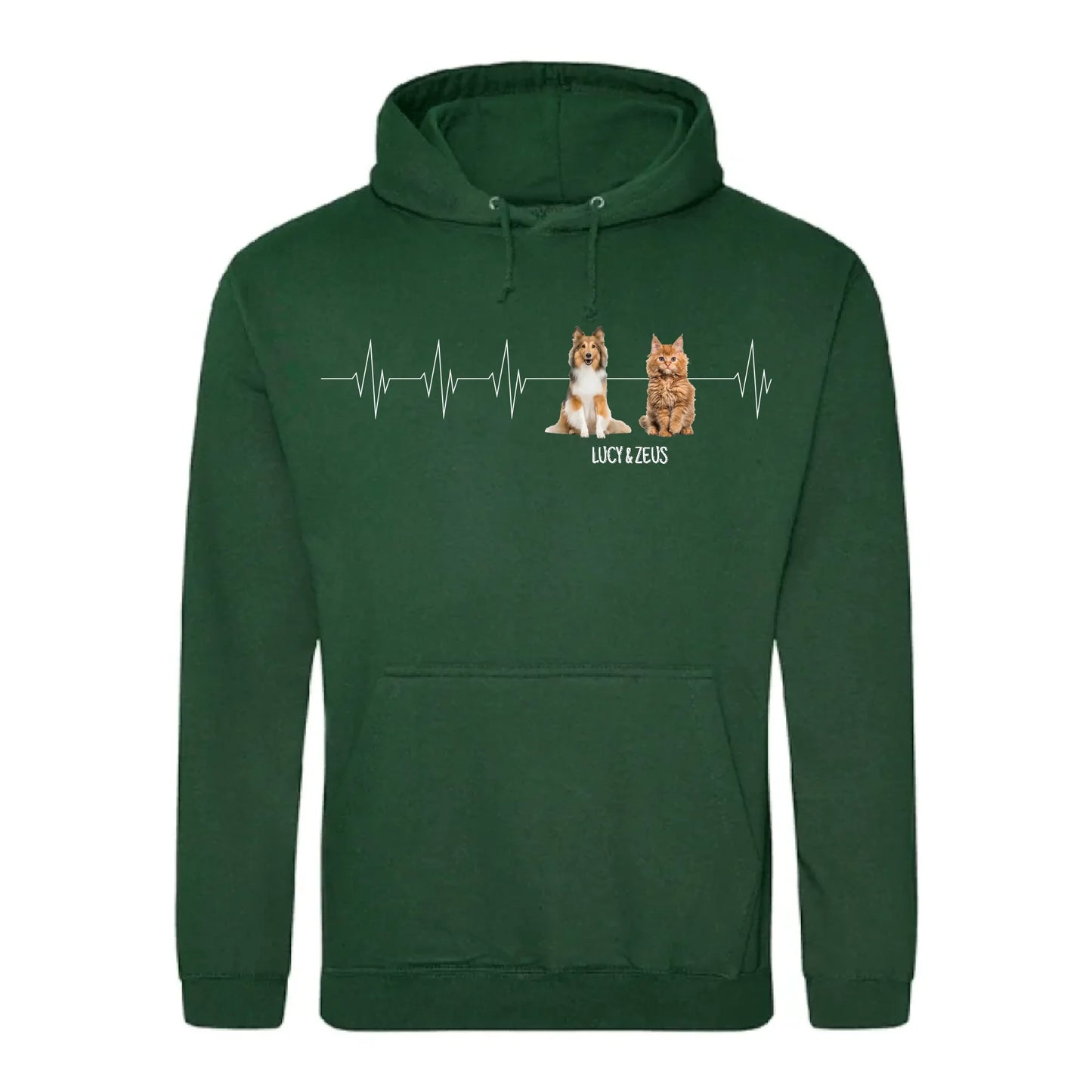 Heartbeat - Personalised Hoodie