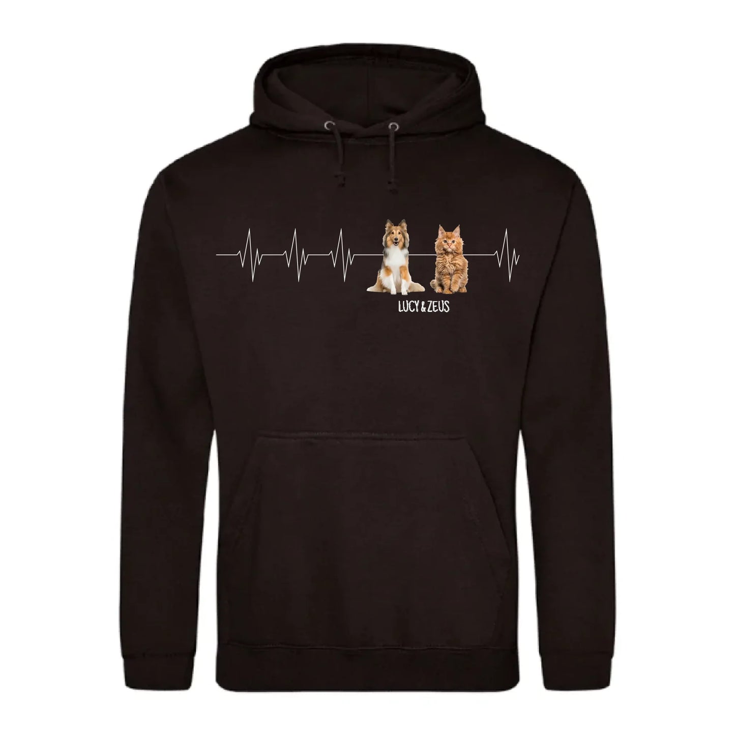 Heartbeat - Personalised Hoodie