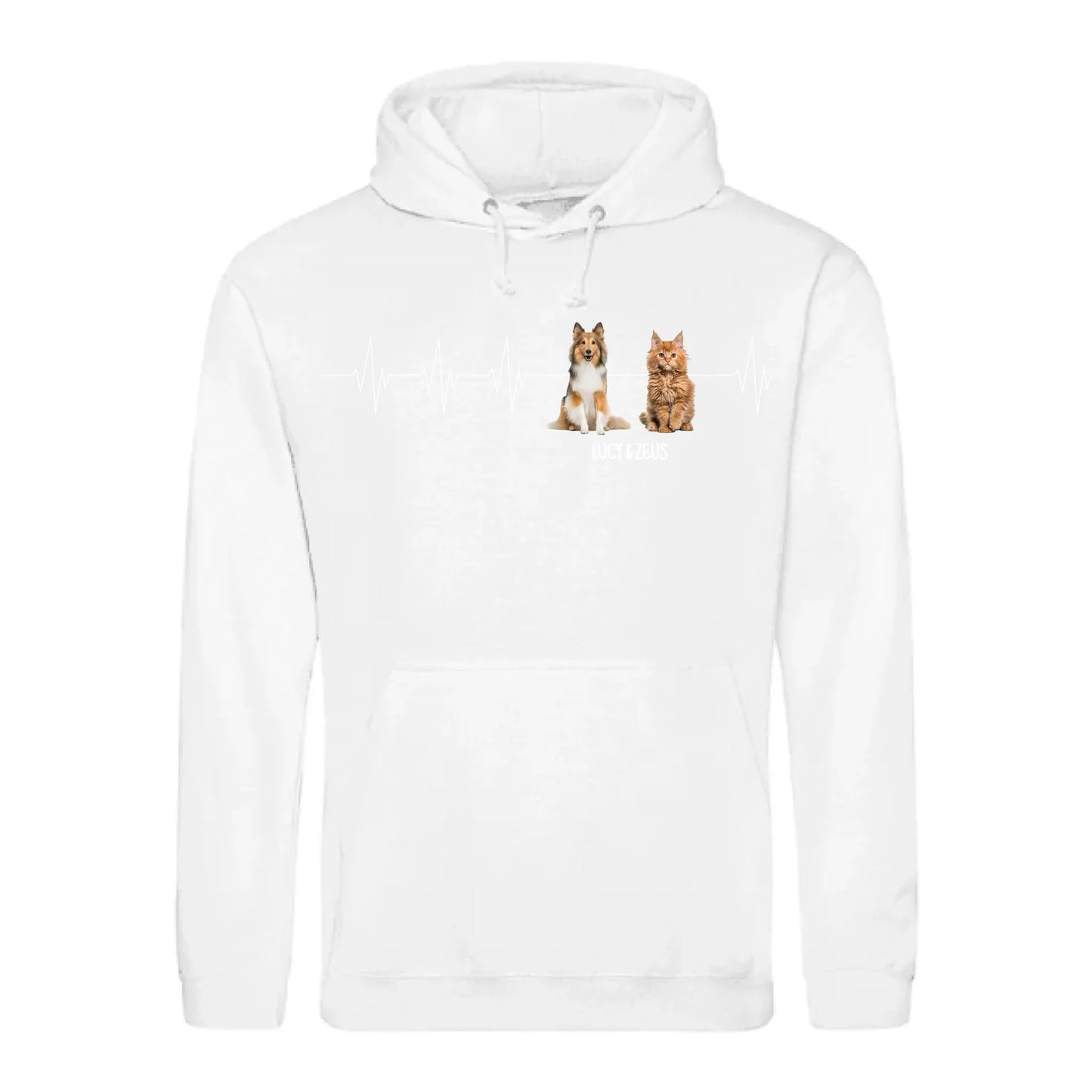 Heartbeat - Personalised Hoodie