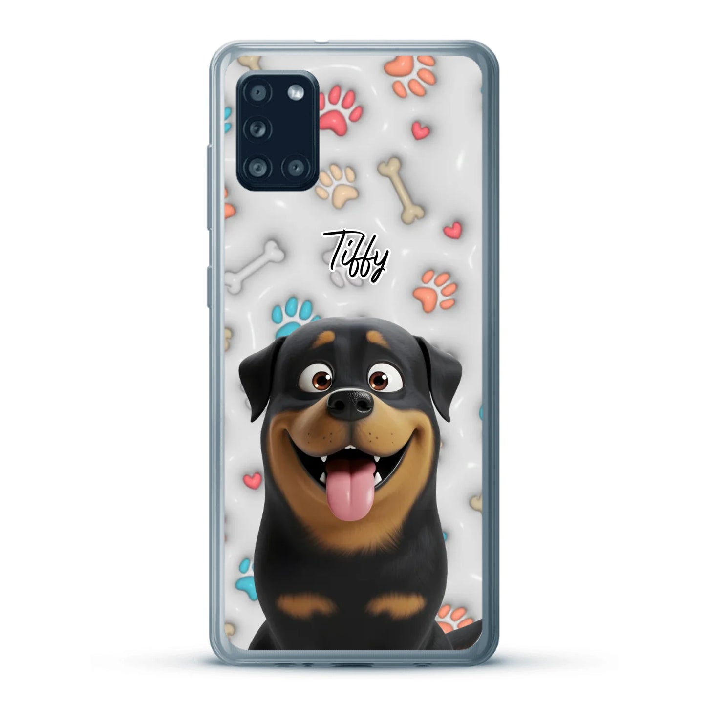 My fave pair of paws (3D look) - Personalised Phone Case