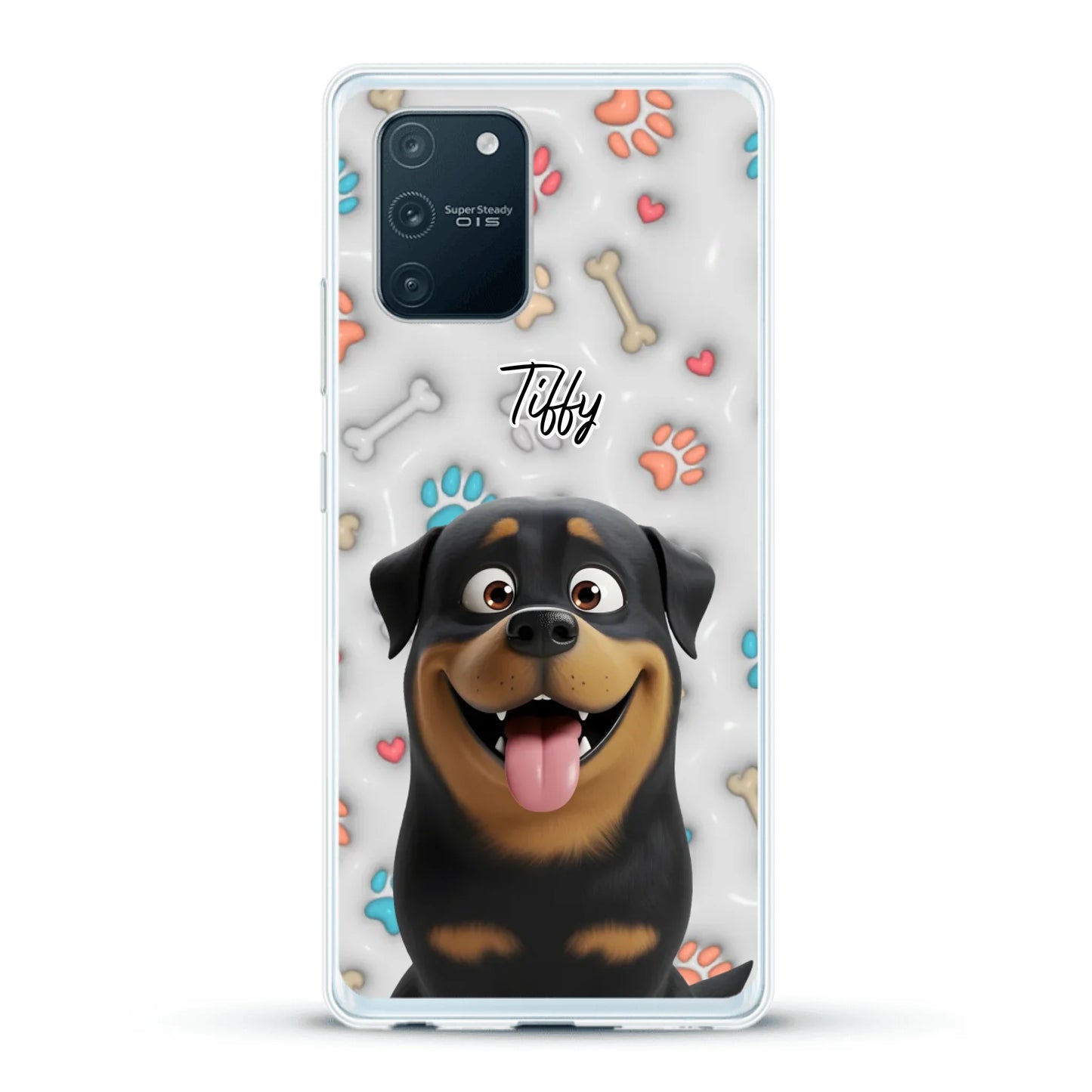 My fave pair of paws (3D look) - Personalised Phone Case