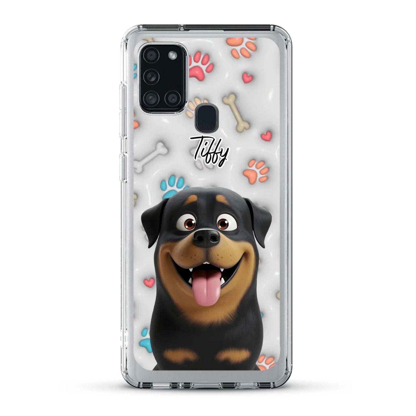 My fave pair of paws (3D look) - Personalised Phone Case