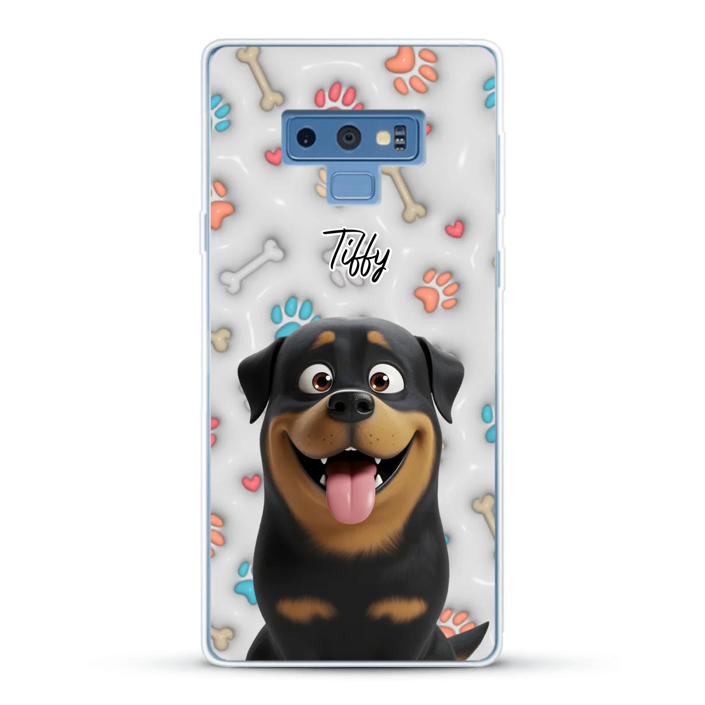 My fave pair of paws (3D look) - Personalised Phone Case