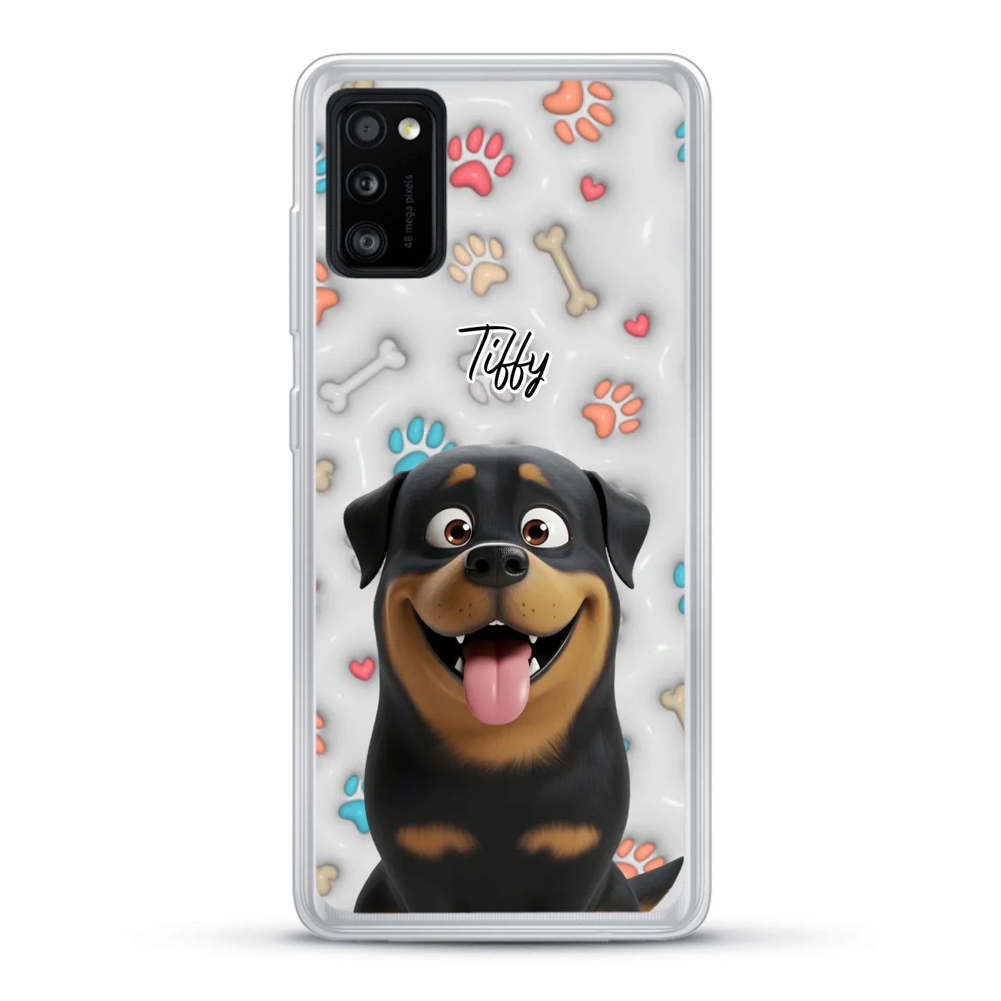 My fave pair of paws (3D look) - Personalised Phone Case