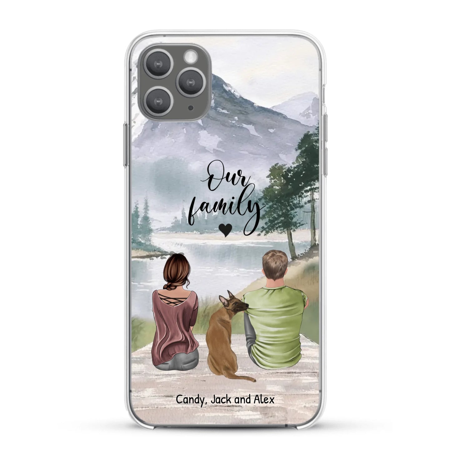 Together with our pet - Personalised Phone Case