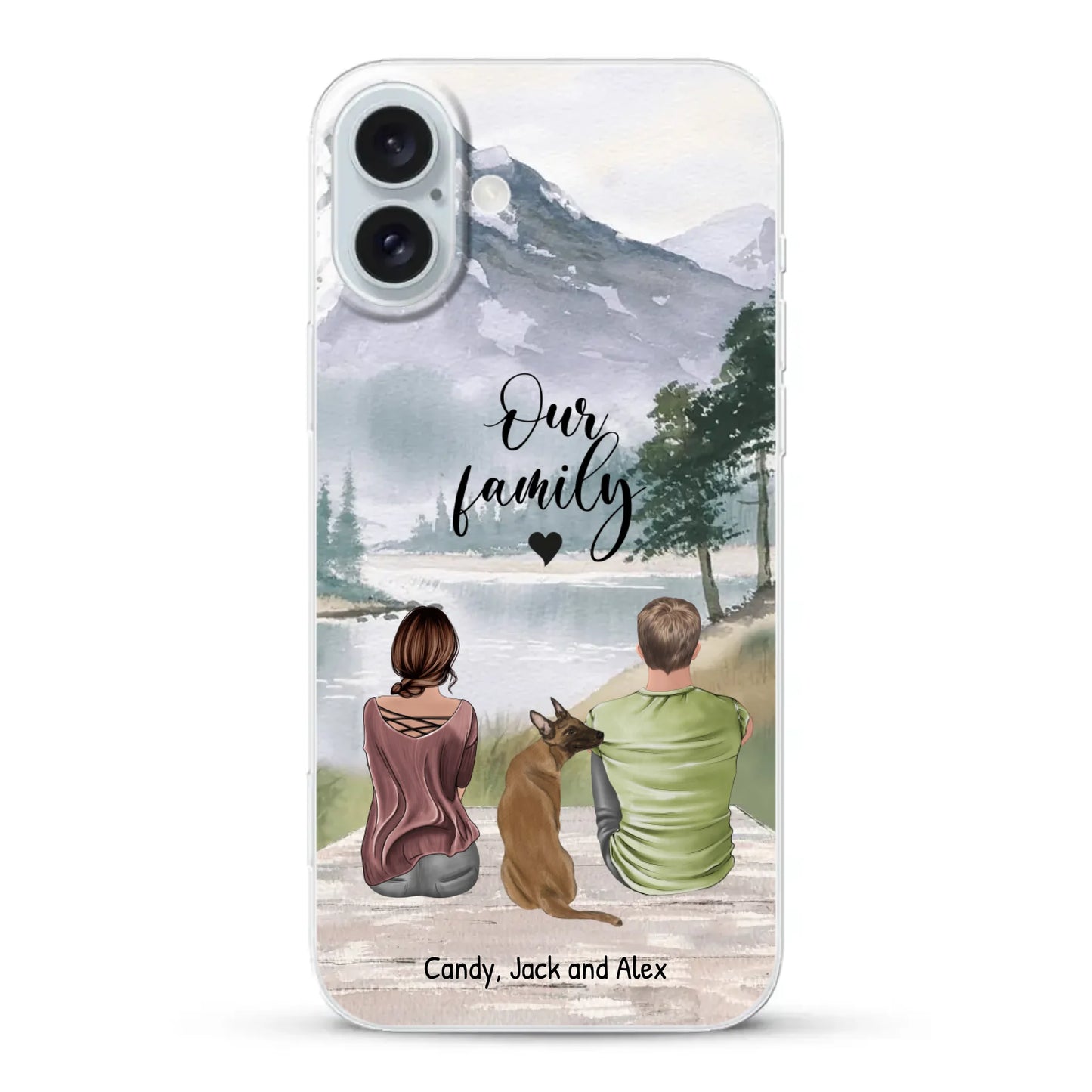 Together with our pet - Personalised Phone Case