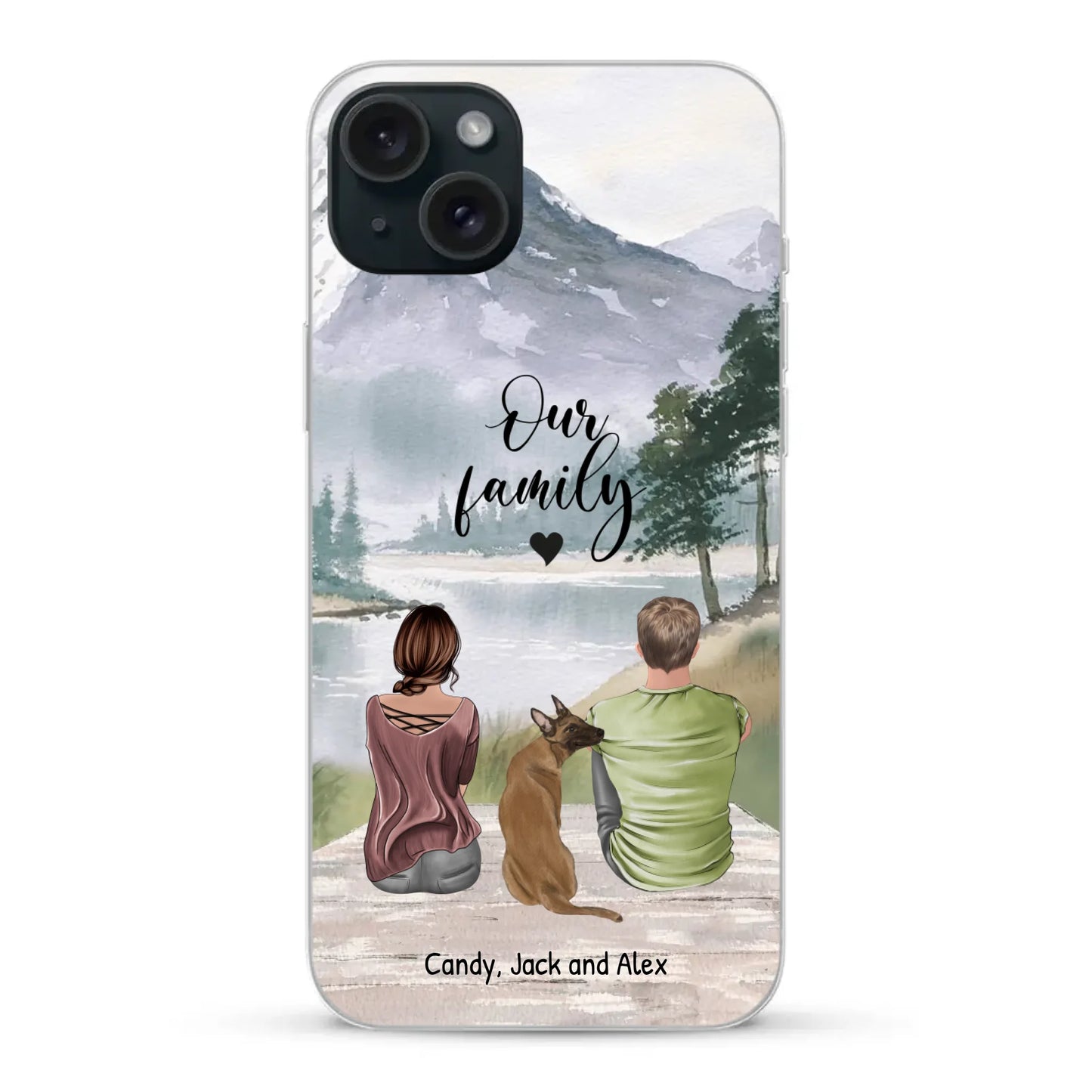 Together with our pet - Personalised Phone Case