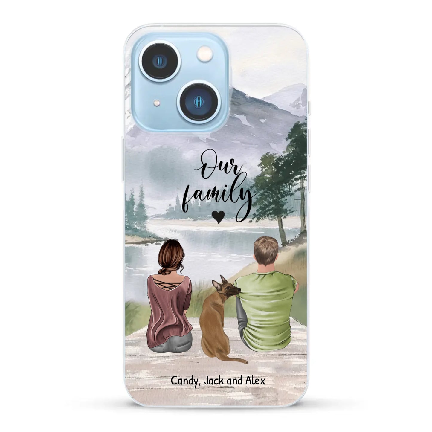 Together with our pet - Personalised Phone Case