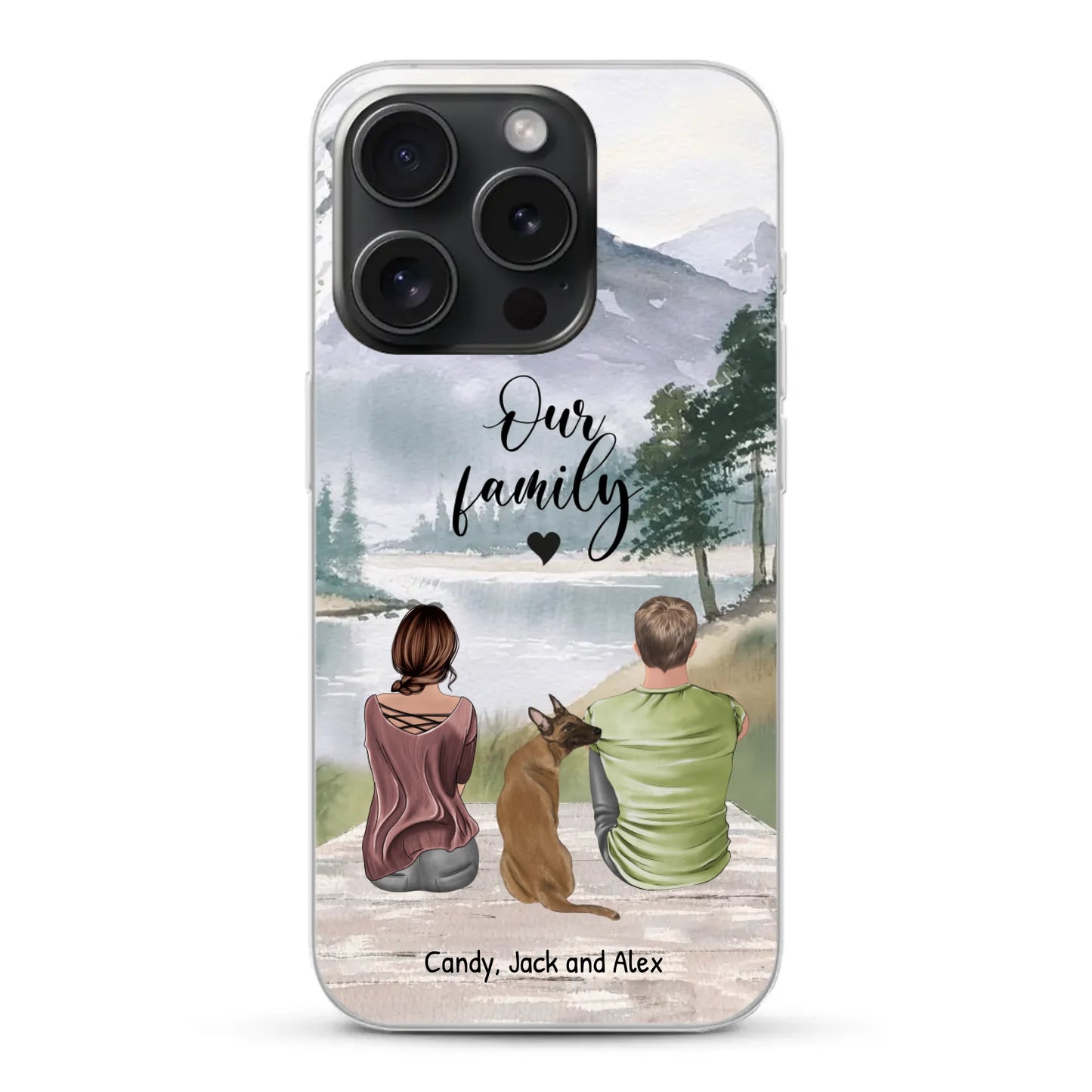 Together with our pet - Personalised Phone Case