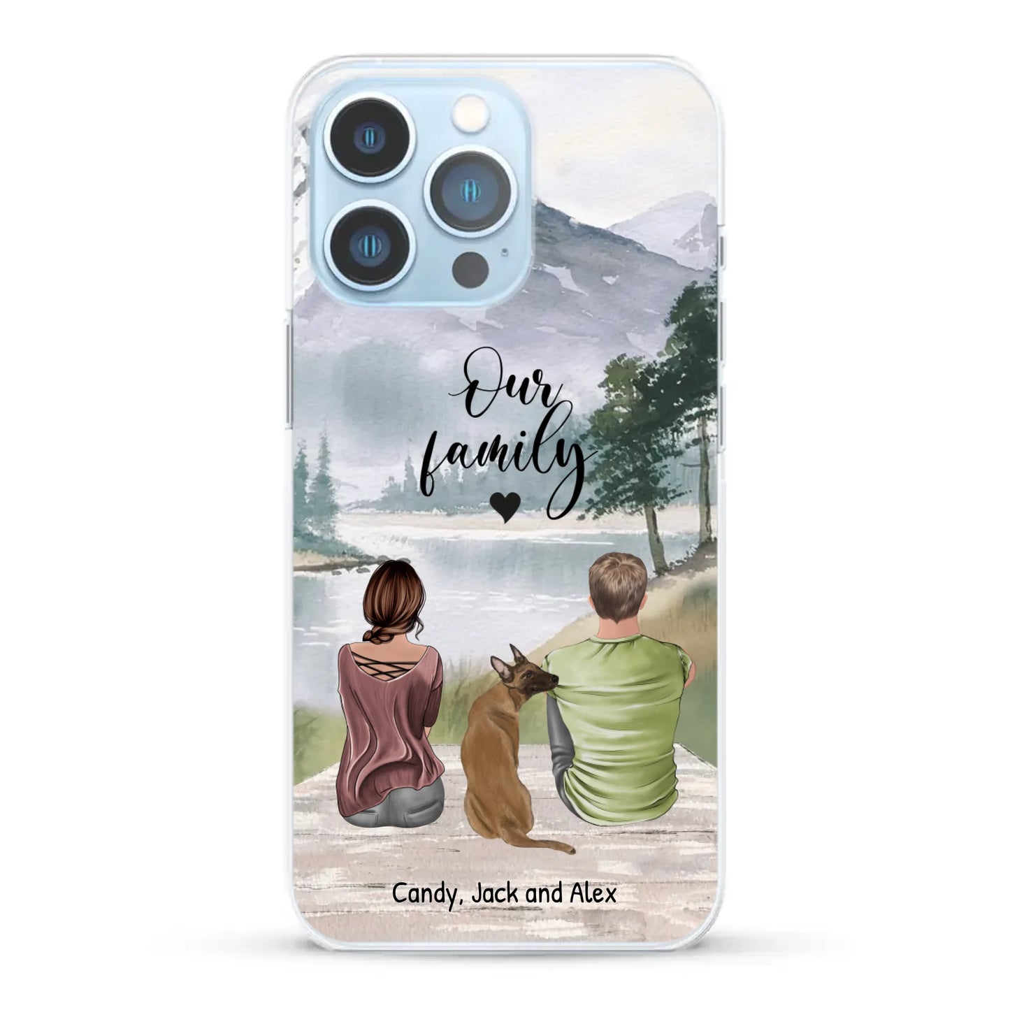 Together with our pet - Personalised Phone Case