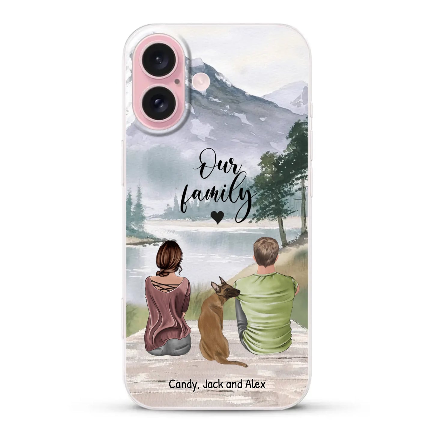 Together with our pet - Personalised Phone Case