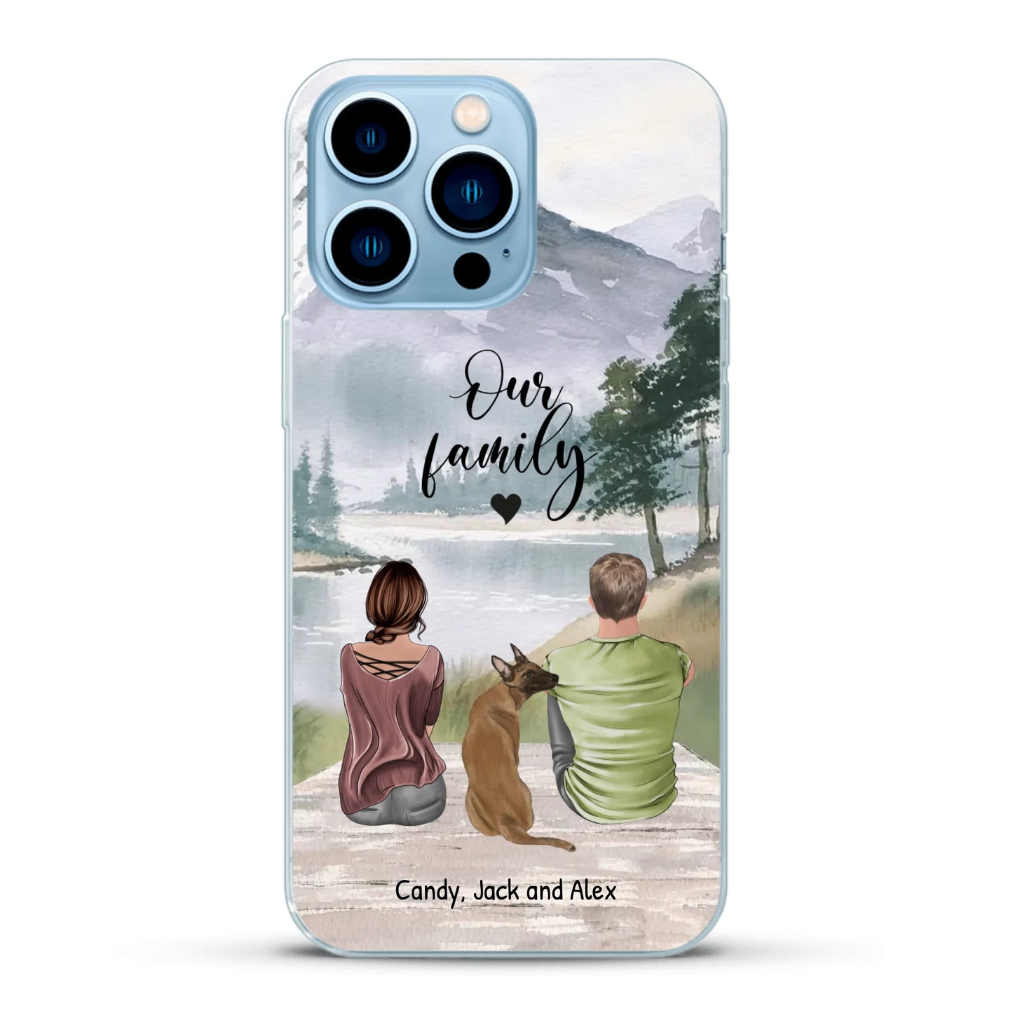 Together with our pet - Personalised Phone Case