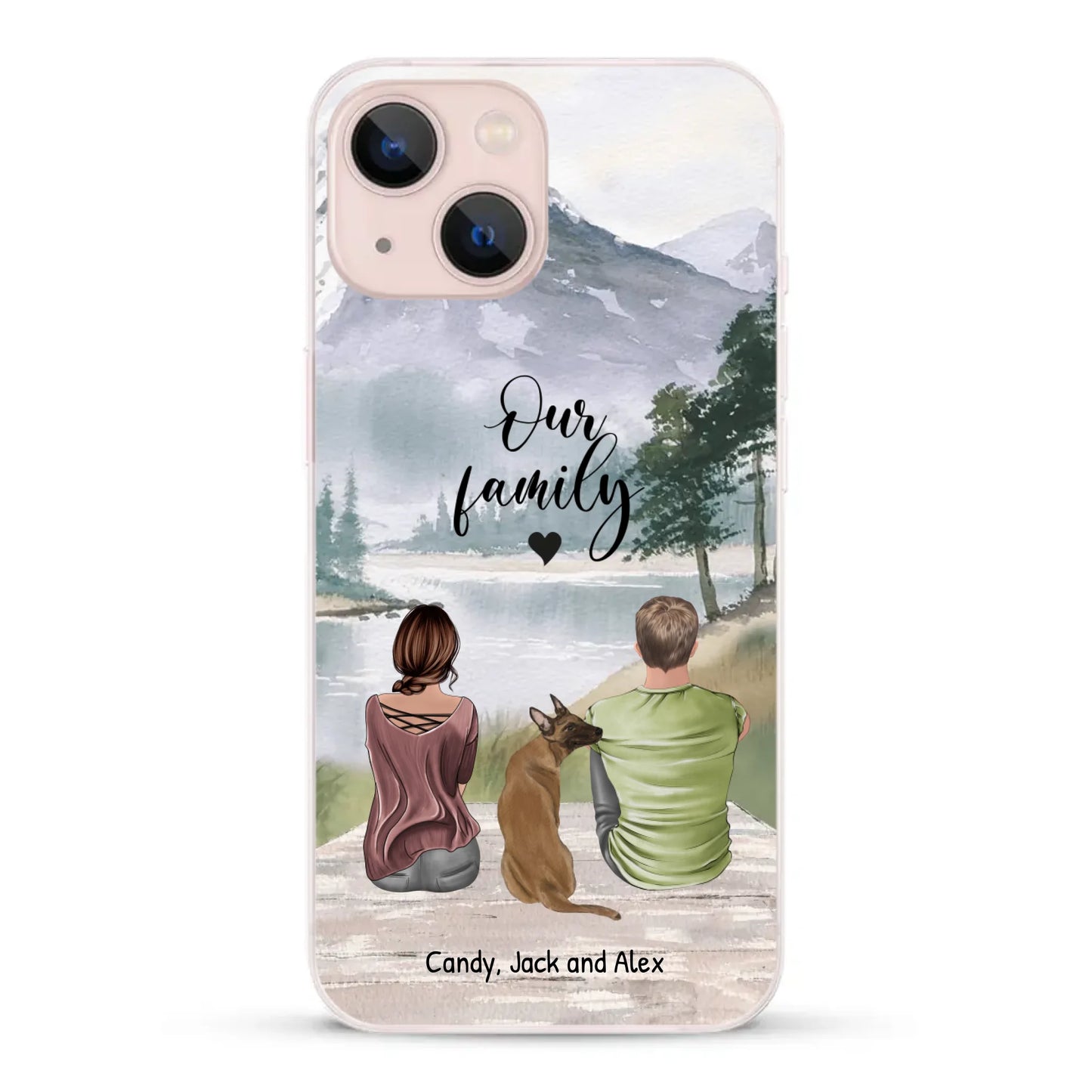 Together with our pet - Personalised Phone Case