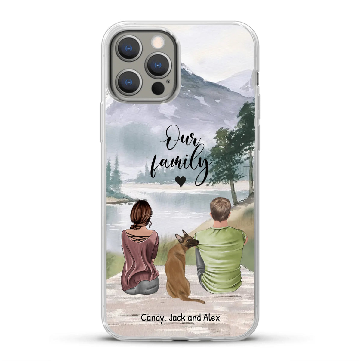 Personalised Phone Case - Together with our pet