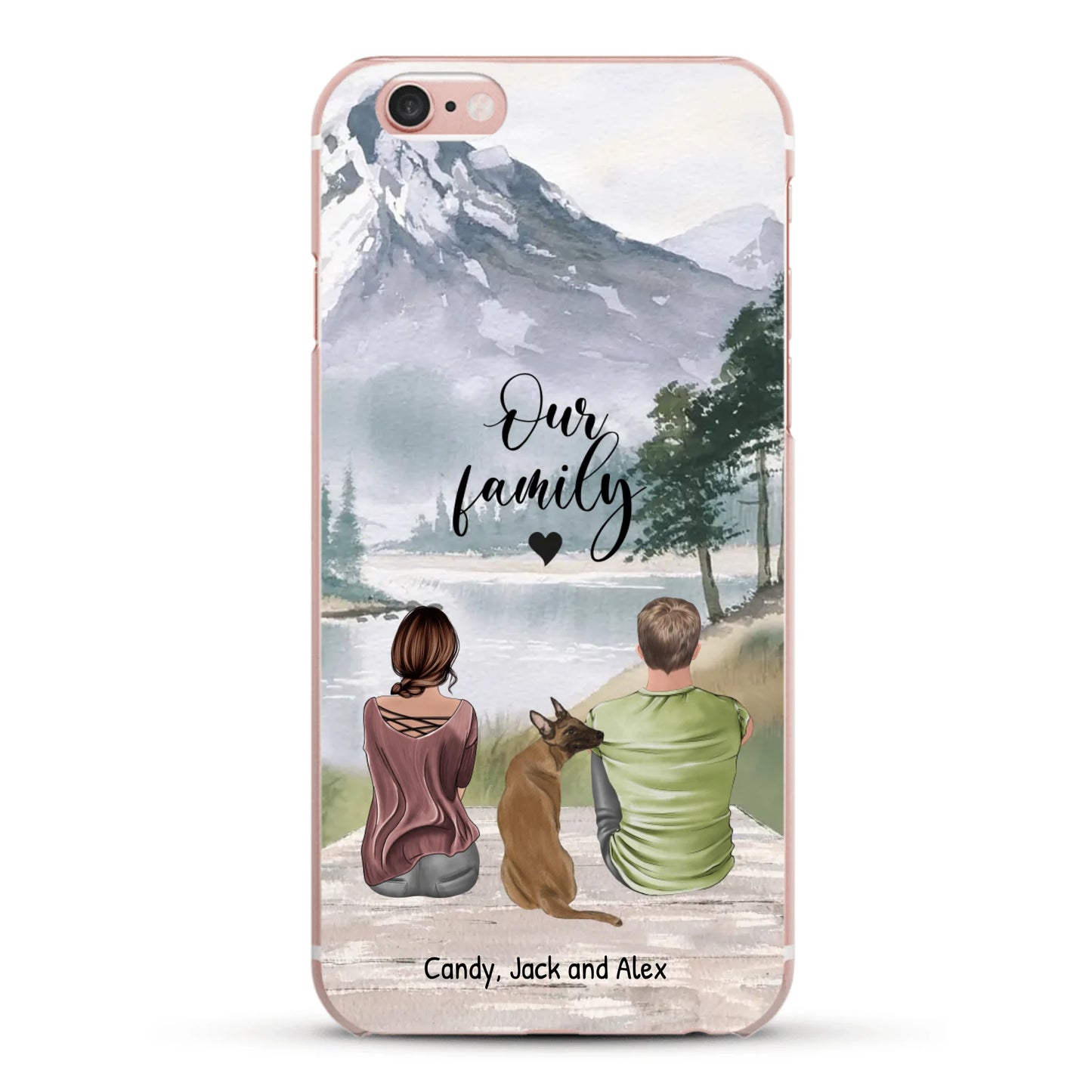Together with our pet - Personalised Phone Case