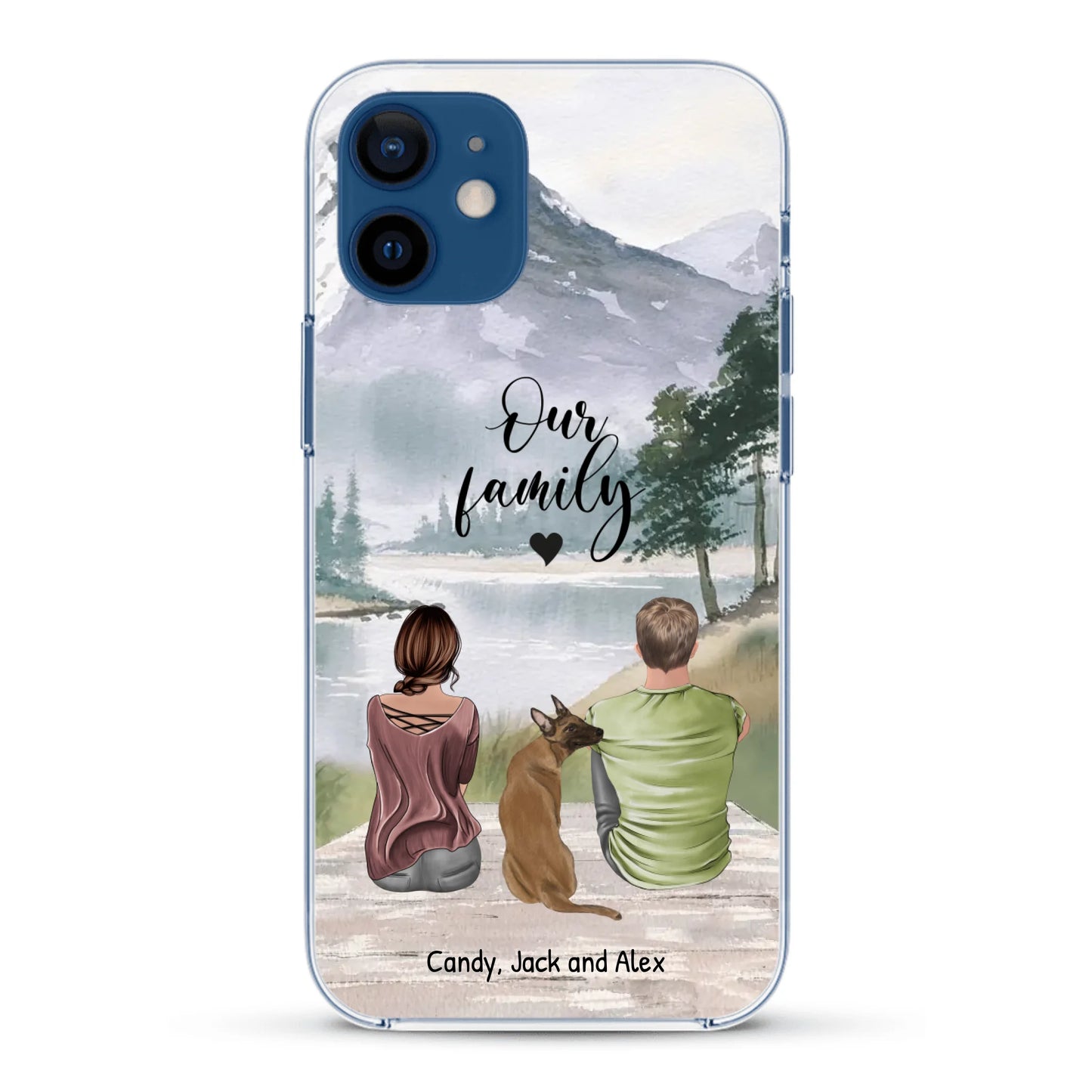 Together with our pet - Personalised Phone Case