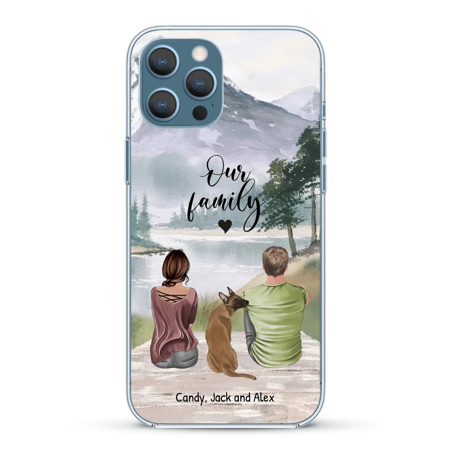 Together with our pet - Personalised Phone Case
