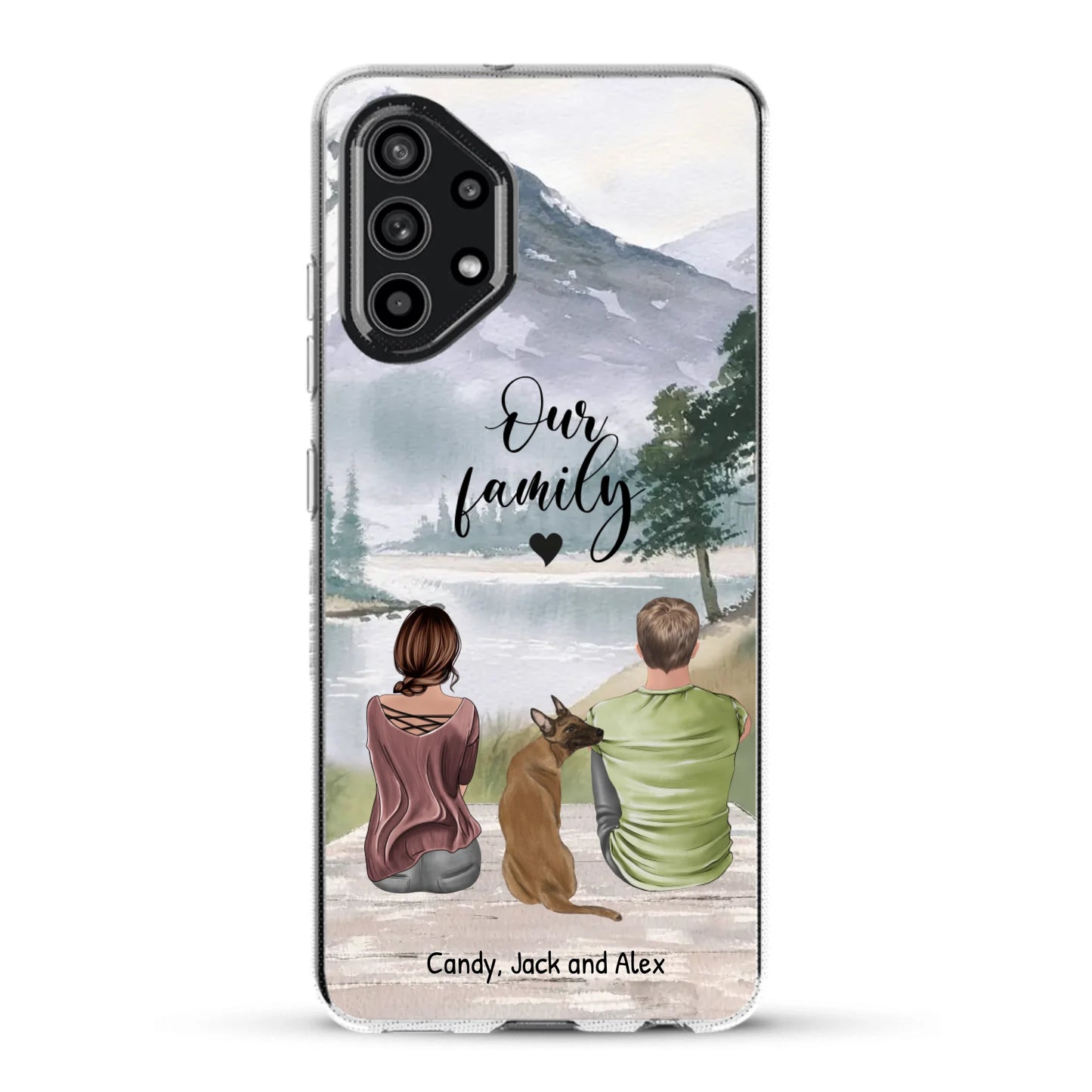 Together with our pet - Personalised Phone Case