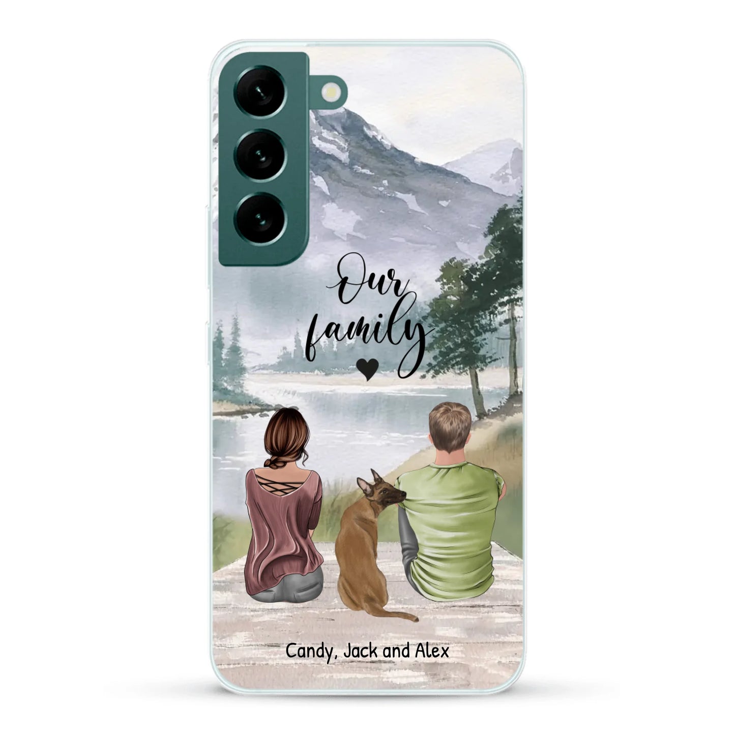 Together with our pet - Personalised Phone Case
