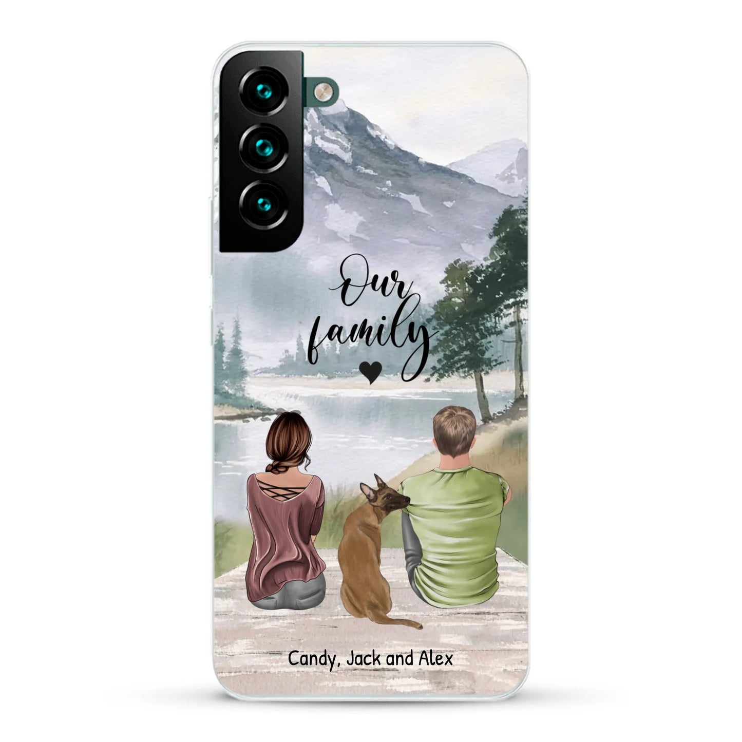 Together with our pet - Personalised Phone Case
