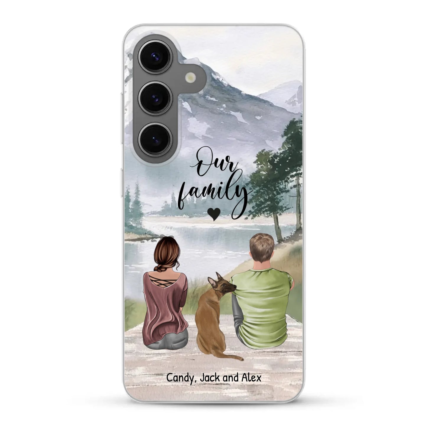 Together with our pet - Personalised Phone Case