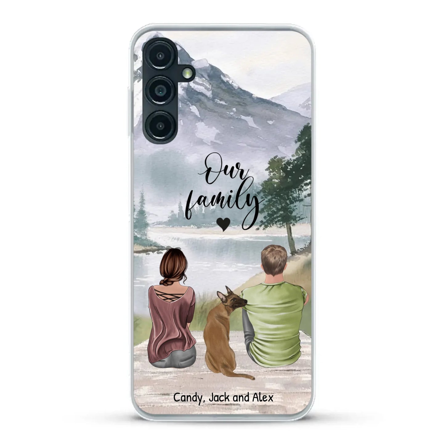 Together with our pet - Personalised Phone Case