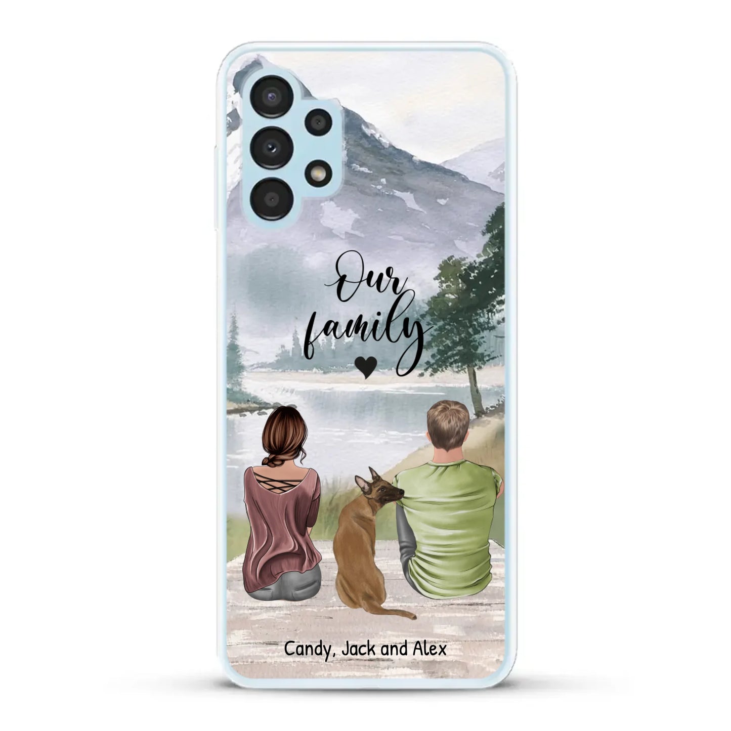 Together with our pet - Personalised Phone Case
