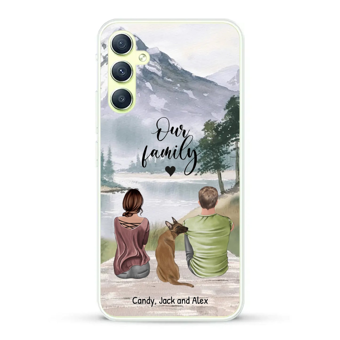 Together with our pet - Personalised Phone Case