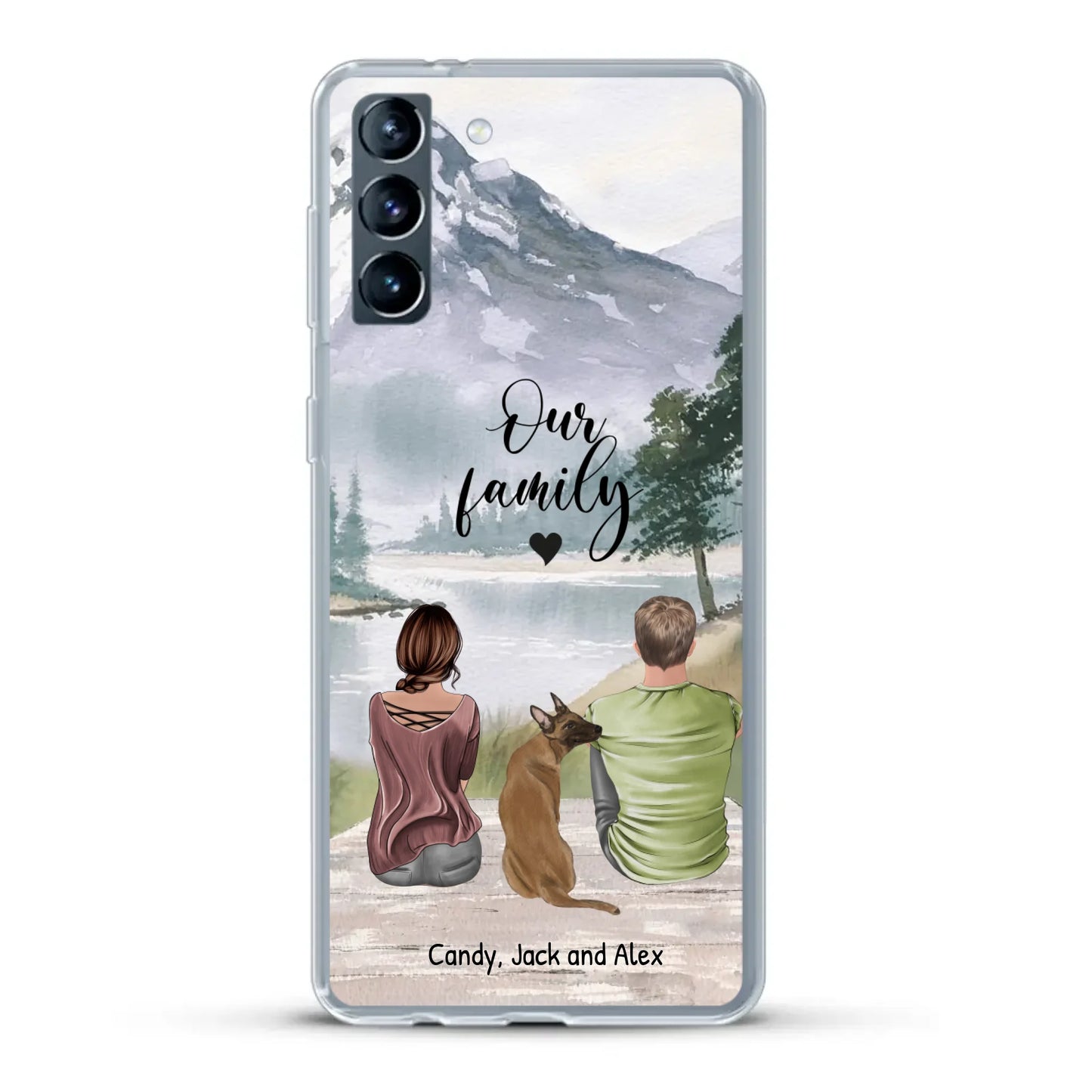 Together with our pet - Personalised Phone Case