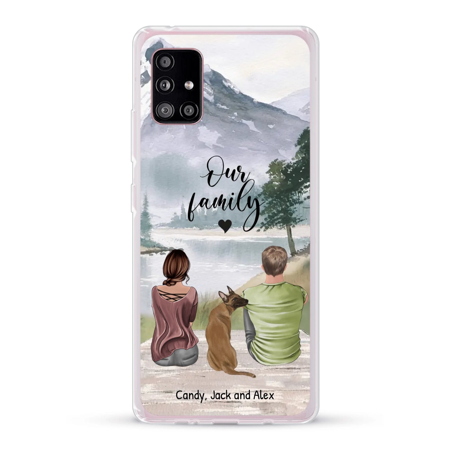 Together with our pet - Personalised Phone Case