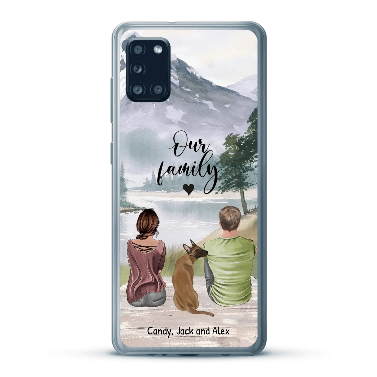 Together with our pet - Personalised Phone Case