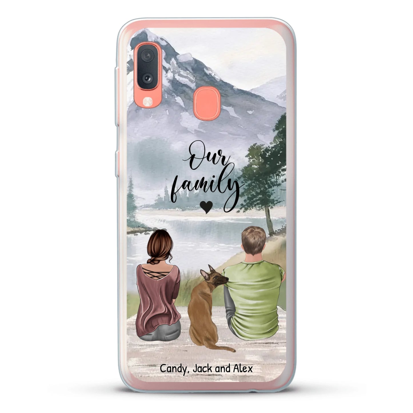 Together with our pet - Personalised Phone Case