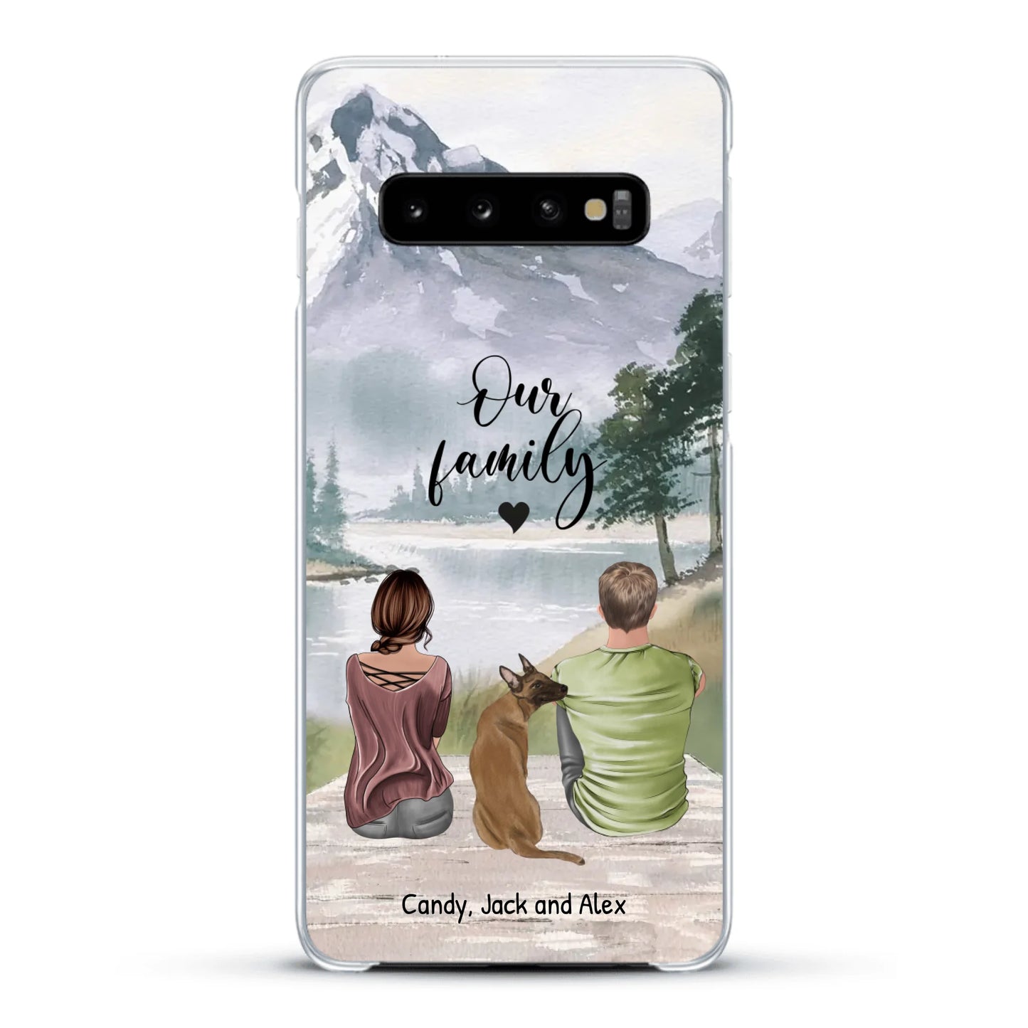 Together with our pet - Personalised Phone Case