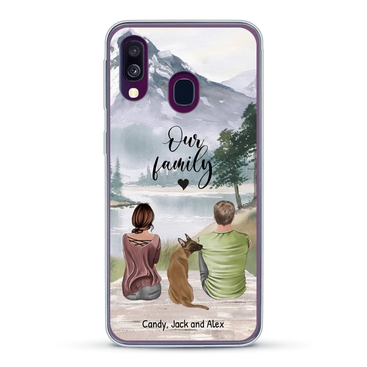 Together with our pet - Personalised Phone Case