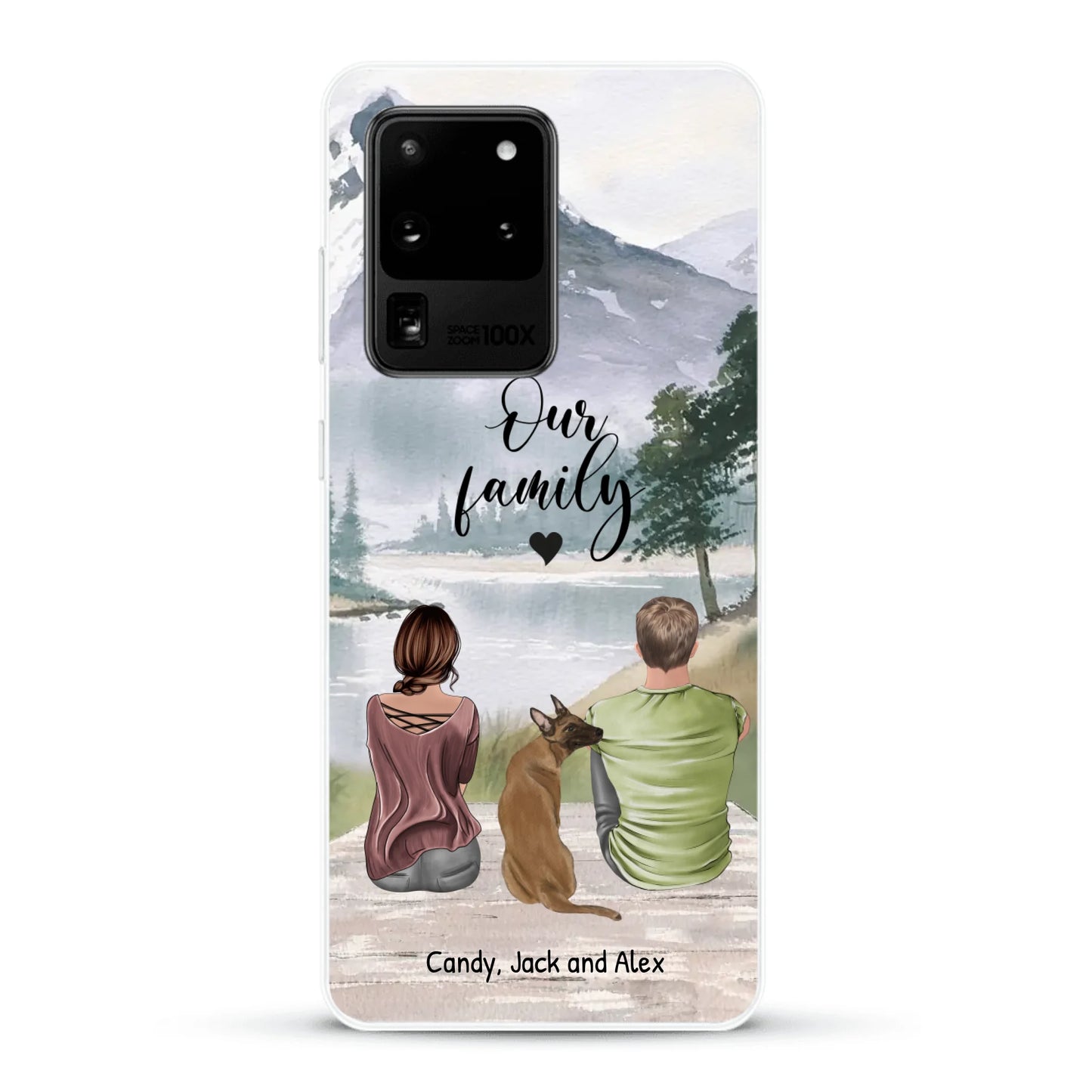 Together with our pet - Personalised Phone Case