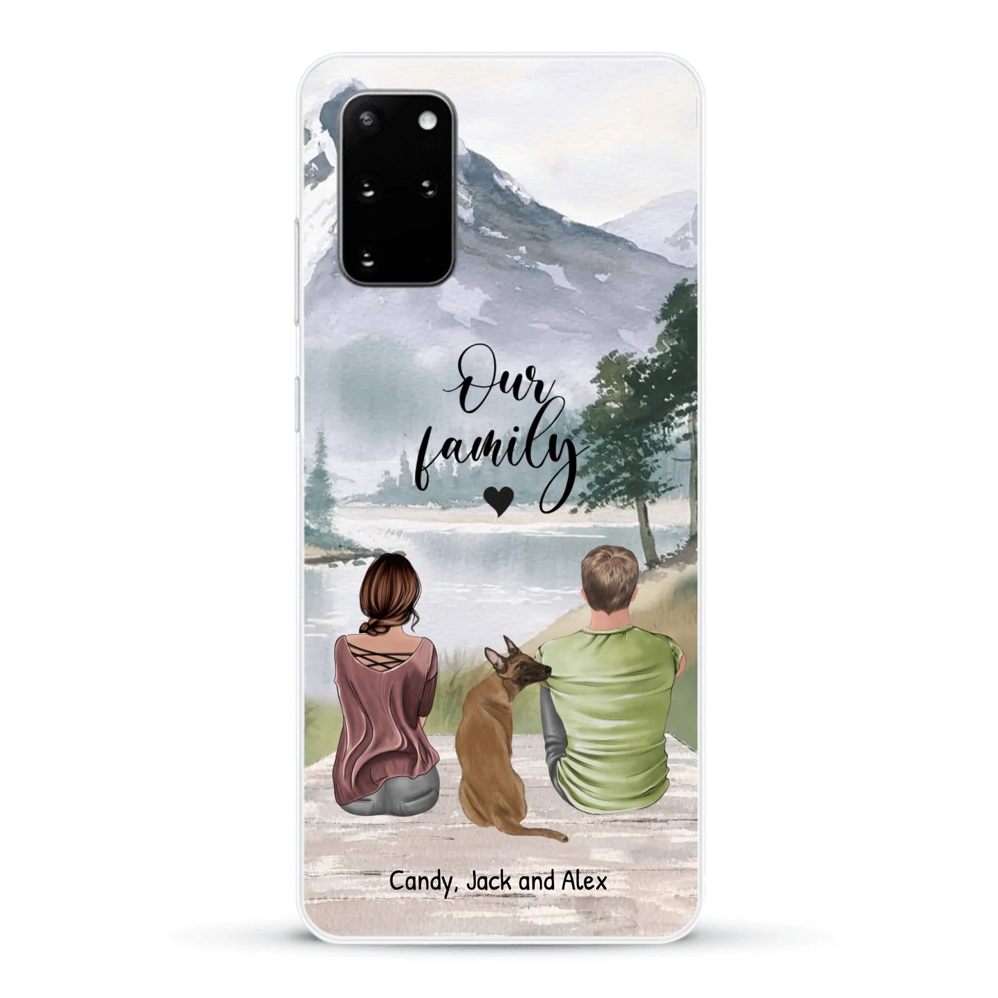 Together with our pet - Personalised Phone Case