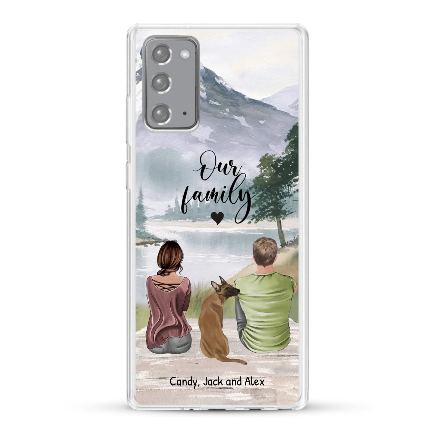Together with our pet - Personalised Phone Case