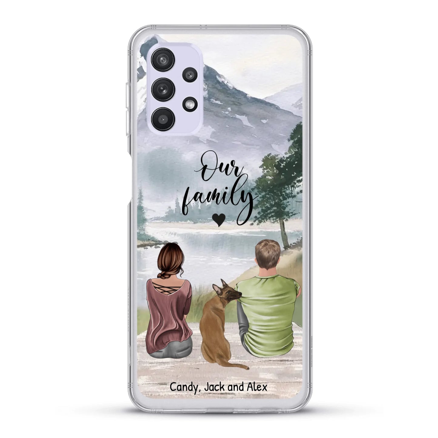 Together with our pet - Personalised Phone Case