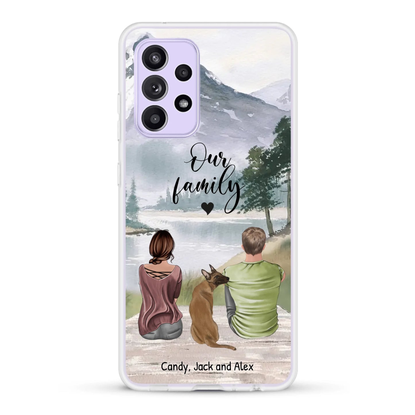 Together with our pet - Personalised Phone Case