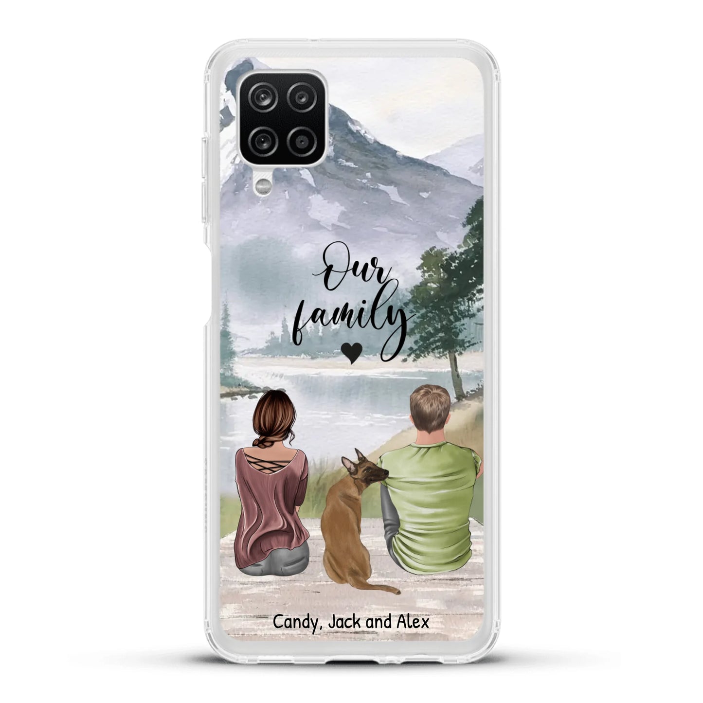 Together with our pet - Personalised Phone Case