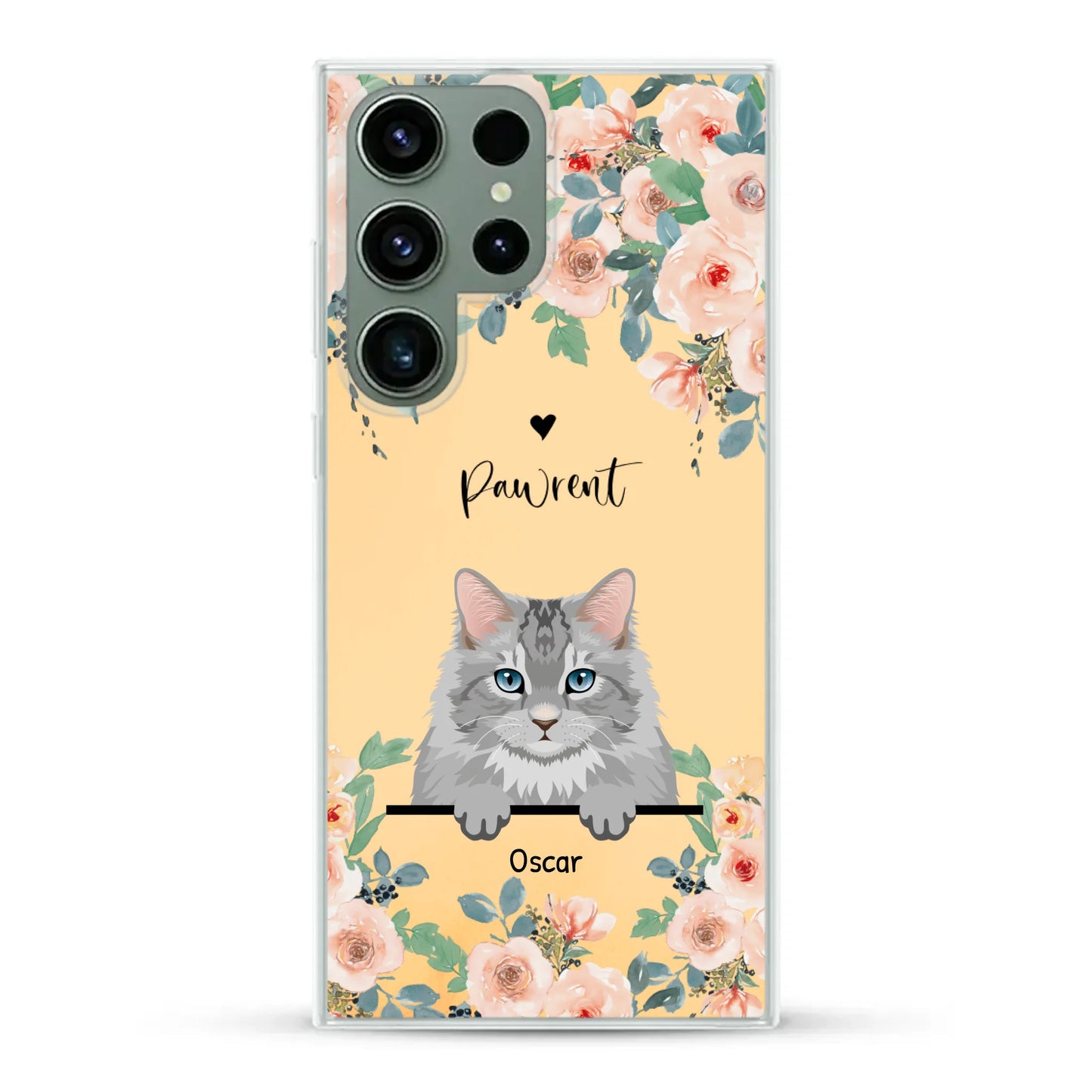 Peeking pets - Personalised Phone Case