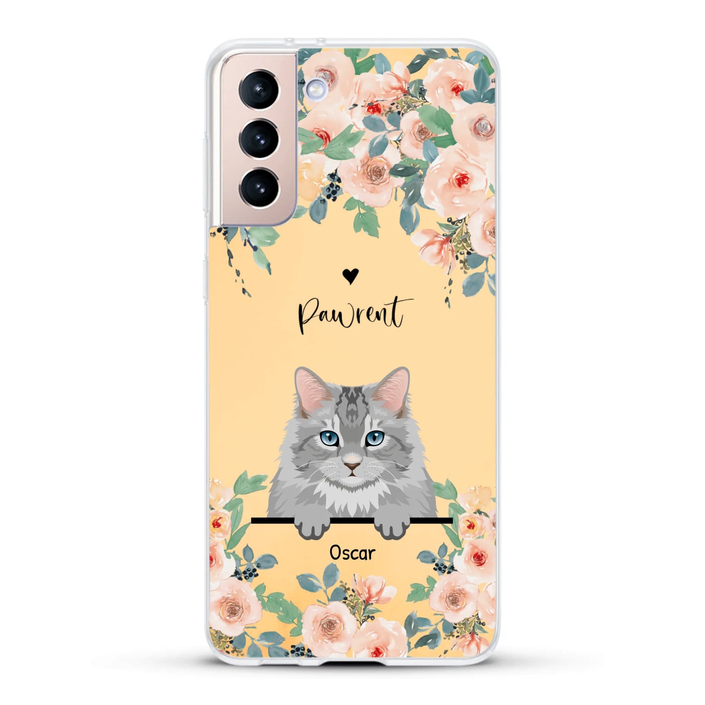 Peeking pets - Personalised Phone Case