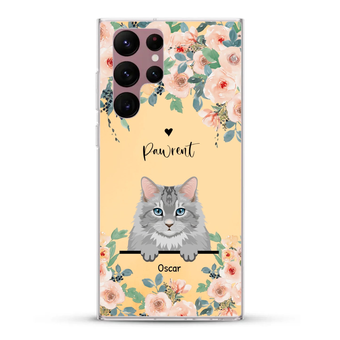 Peeking pets - Personalised Phone Case