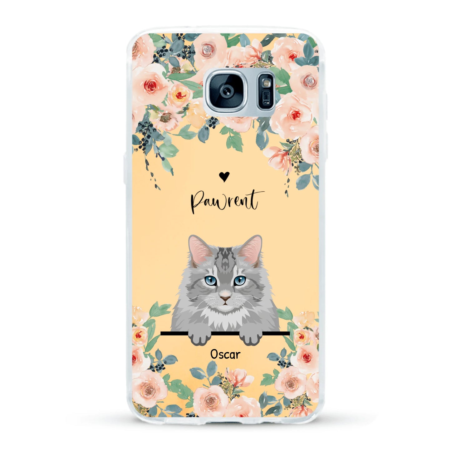 Peeking pets - Personalised Phone Case