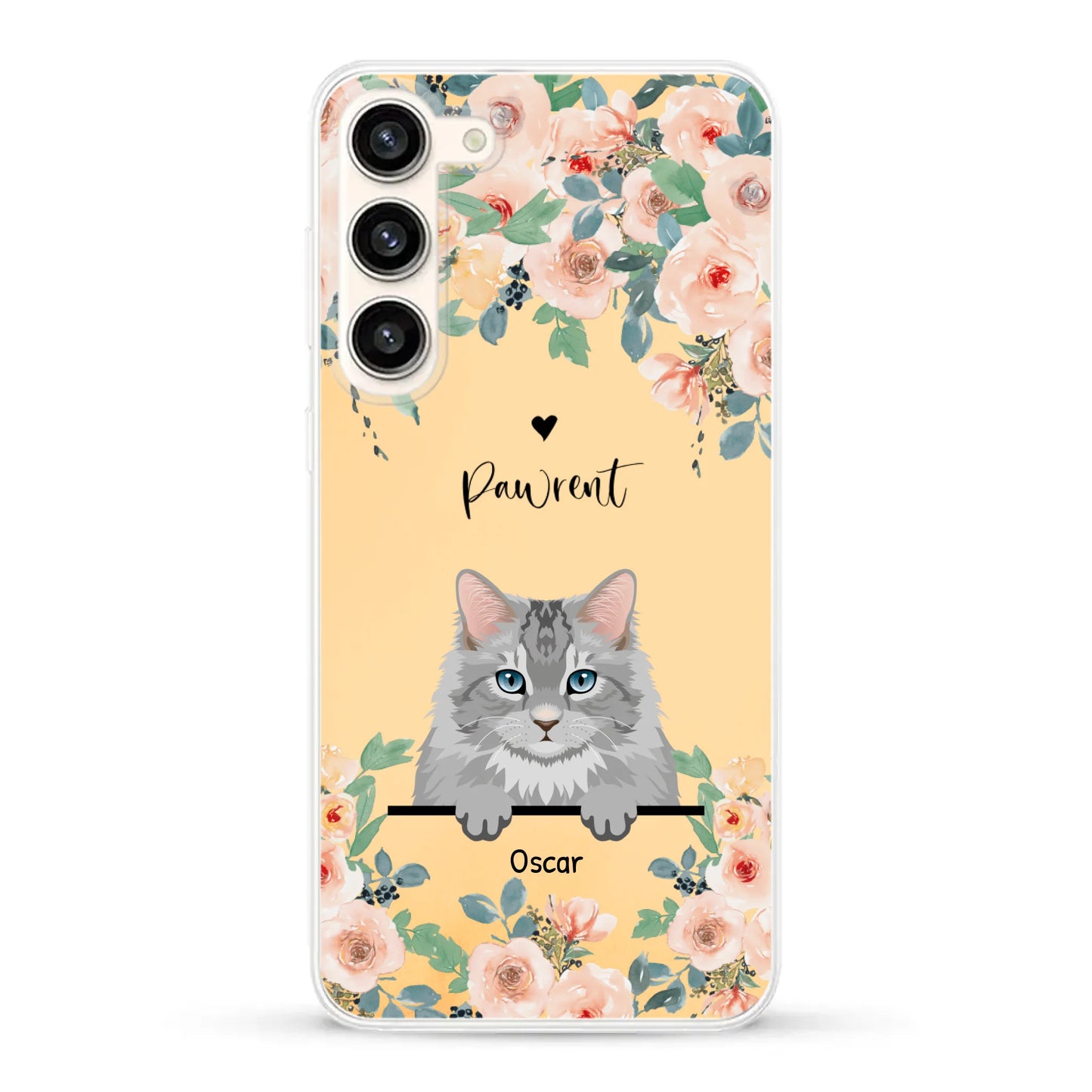 Peeking pets - Personalised Phone Case