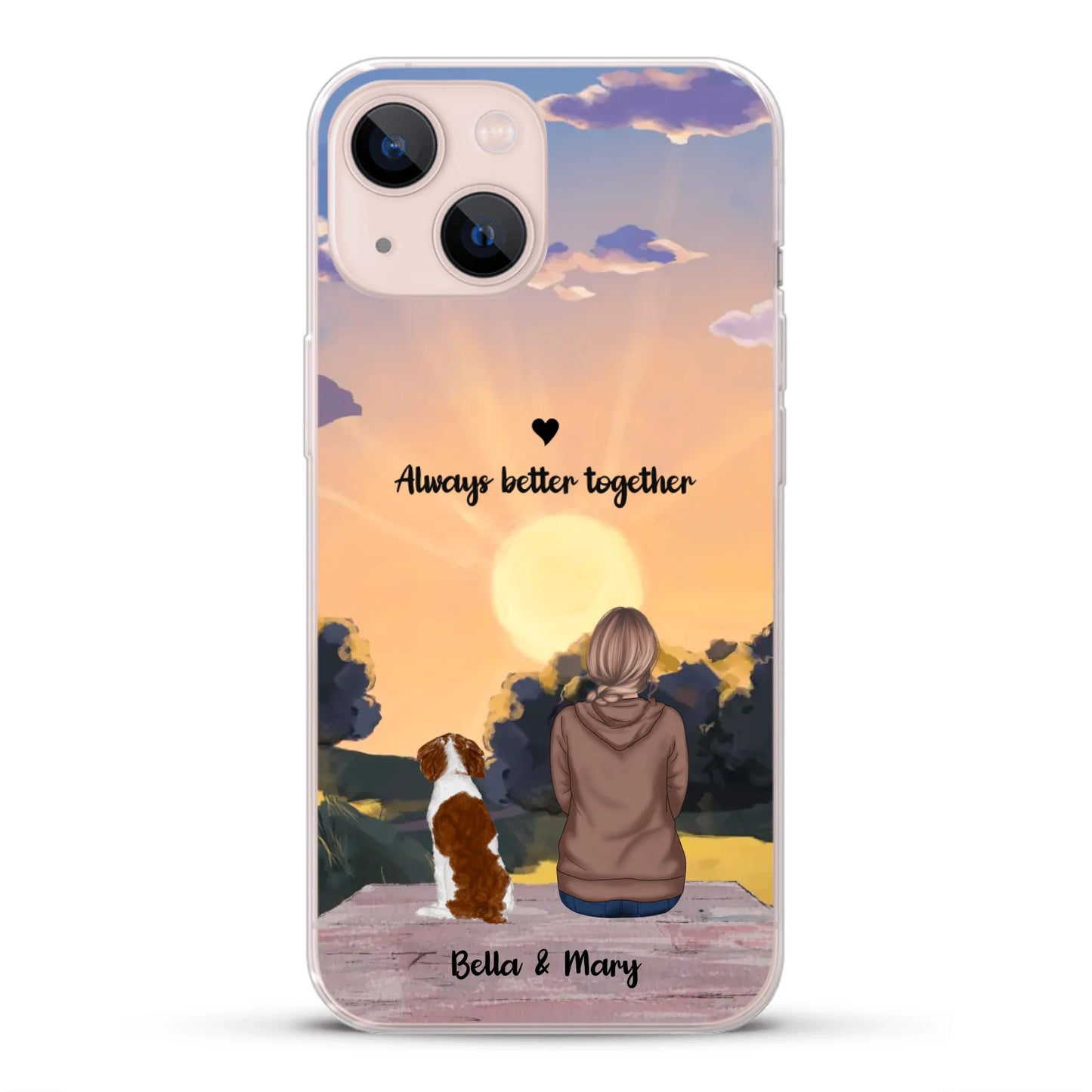 Seasons with pets - Personalised Phone Case
