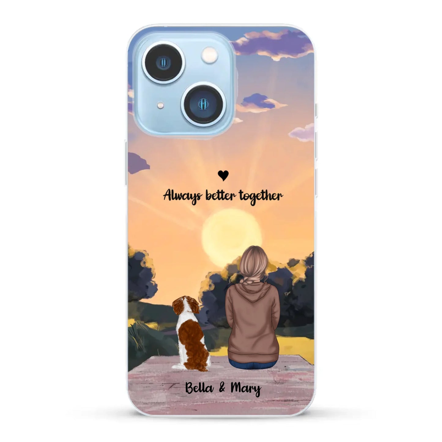 Seasons with pets - Personalised Phone Case