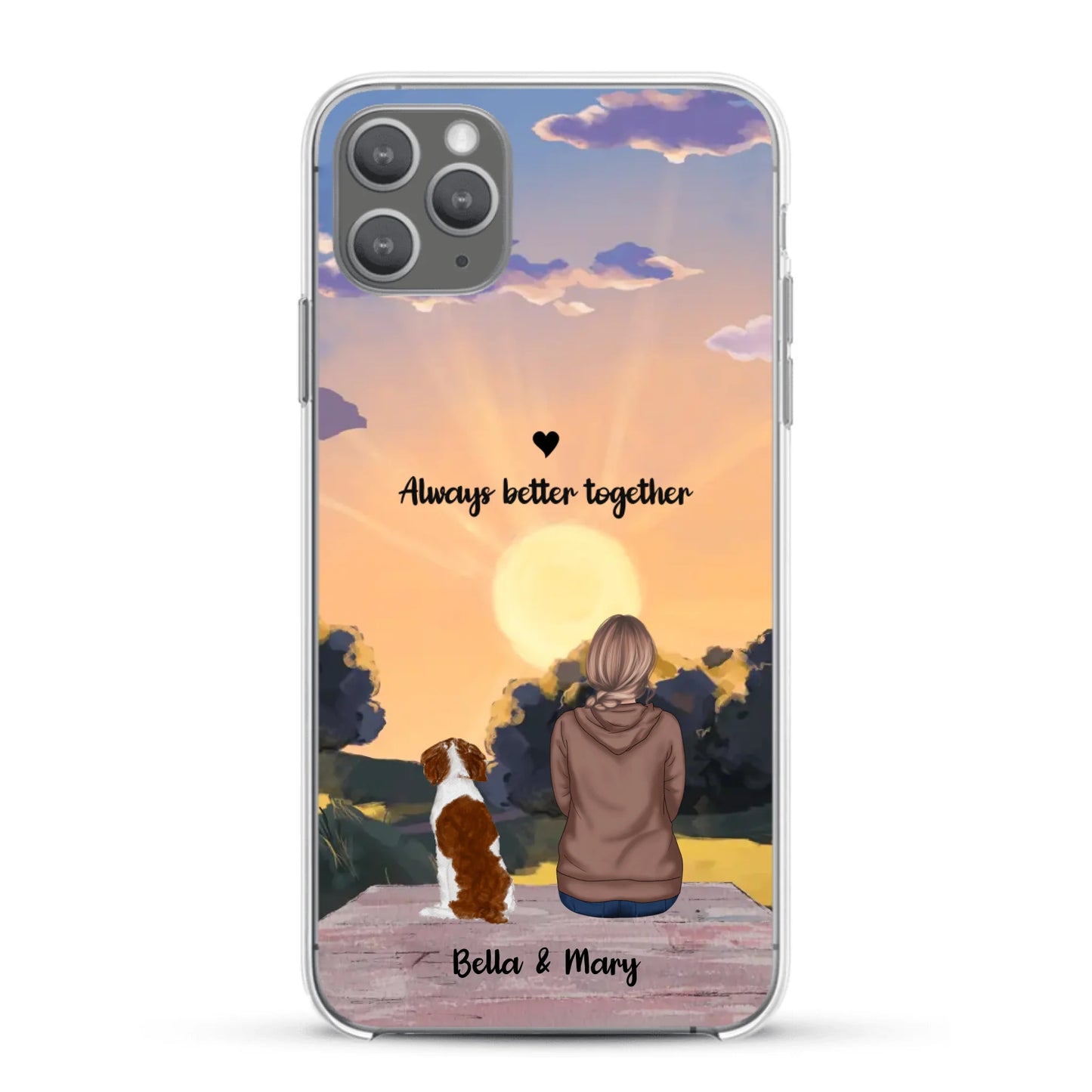 Seasons with pets - Personalised Phone Case
