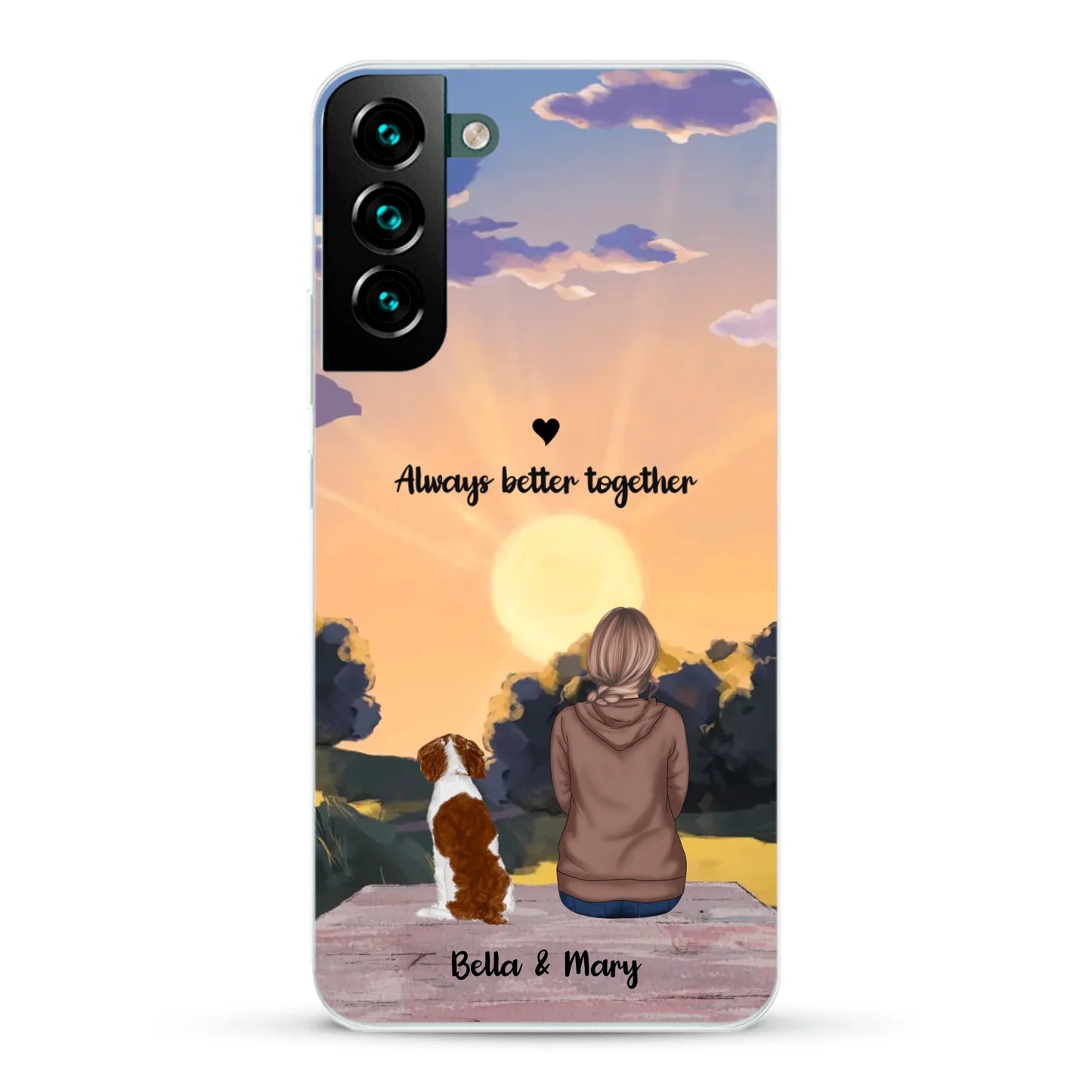 Seasons with pets - Personalised Phone Case